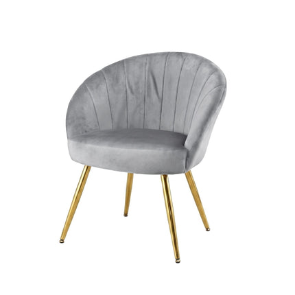Artiss Armchair Velvet Grey Eloise 2