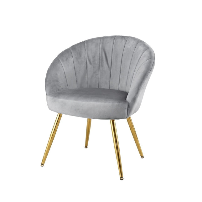 Artiss Armchair Velvet Grey Eloise 2