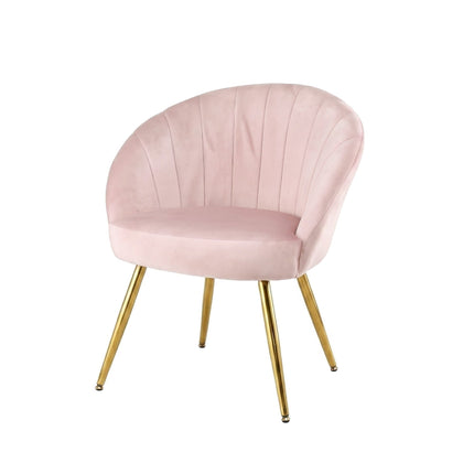 Artiss Armchair Velvet Pink Eloise 2