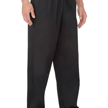 Essential Men's Black 3XL Baggy Chef Pants by Chef Works
