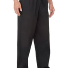 Essential Men's Black XL Baggy Chef Pants by Chef Works