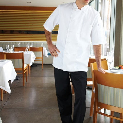 Essential Men's Black XL Baggy Chef Pants by Chef Works 3