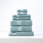 Brentwood 650 GSM Low Twist 7 Piece Gray Mist Bath Set by Renee Taylor