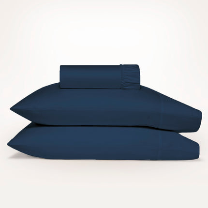 Ddecor Home 1500 Thread count Premium Cotton Blend Indigo Queen Combo Set by Ddecor Home 2