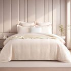 Bella Blush Jacquard European Pillowcase by Renee Taylor