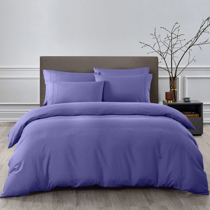 Royal Comfort 2000TC Quilt Cover Set Bamboo Cooling Hypoallergenic Breathable - Queen - Royal Blue 2