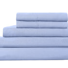 Royal Comfort 2000TC 6 Piece Bamboo Sheet & Quilt Cover Set Cooling Breathable - Queen - Light Blue