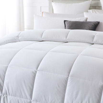 Royal Comfort 260GSM Deluxe Eco-Silk Touch Quilt 100% Cotton Cover - Double - White 6
