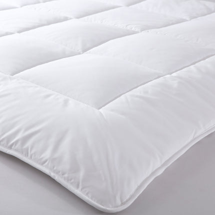 Royal Comfort 260GSM Deluxe Eco-Silk Touch Quilt 100% Cotton Cover - Super King - White 7