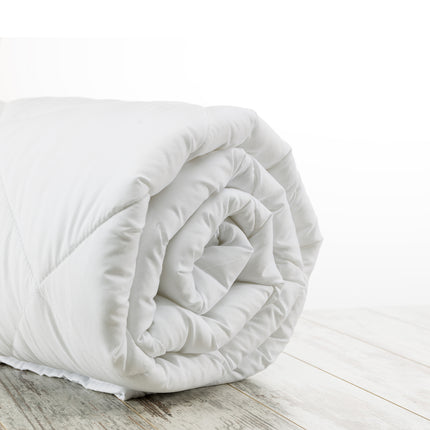 Casa Decor Silk Touch Quilt 360GSM All Seasons Antibacterial Hypoallergenic - Single - White 4