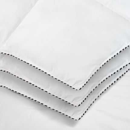 Royal Comfort Bamboo Blend Quilt 250GSM Luxury  Duvet 100% Cotton Cover - Single - White 7
