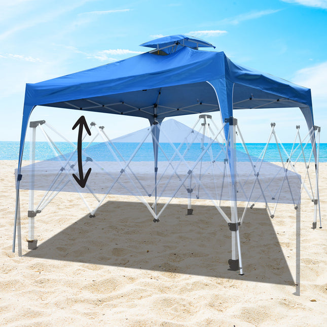 Arcadia Furniture 3M x 3M Outdoor Folding Tent - Navy 2