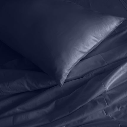 Royal Comfort 1000TC Hotel Grade Bamboo Cotton Sheets Pillowcases Set Ultrasoft - Queen - Royal Blue 5