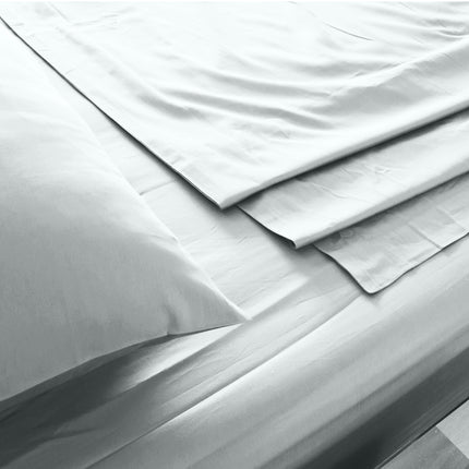 Royal Comfort 1000TC Hotel Grade Bamboo Cotton Sheets Pillowcases Set Ultrasoft - Queen - Cool Grey 4