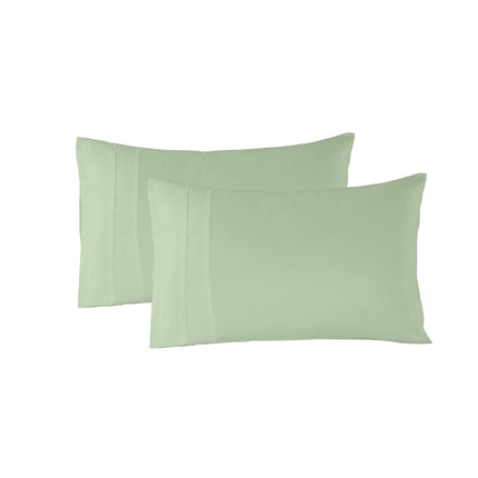 Royal Comfort 1200 Thread Count Sheet Set 4 Piece Ultra Soft Satin Weave Finish - Queen - Sage Green 4