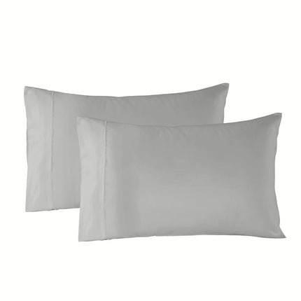Royal Comfort Bamboo Blended Sheet & Pillowcases Set 1000TC Ultra Soft Bedding - Queen - Light Grey 6