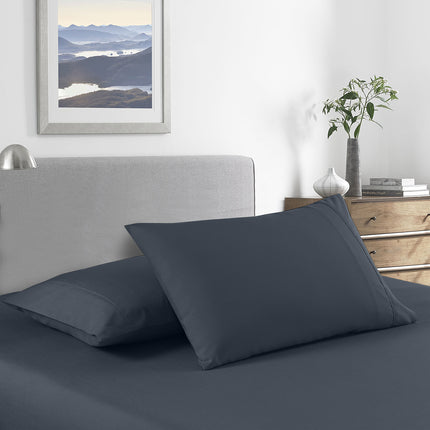 Royal Comfort 2000 Thread Count Bamboo Cooling Sheet Set Ultra Soft Bedding - Single - Charcoal 3