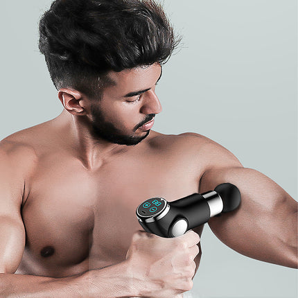 FitSmart LCD Display Mini Vibration Therapy Massage Device Black 9
