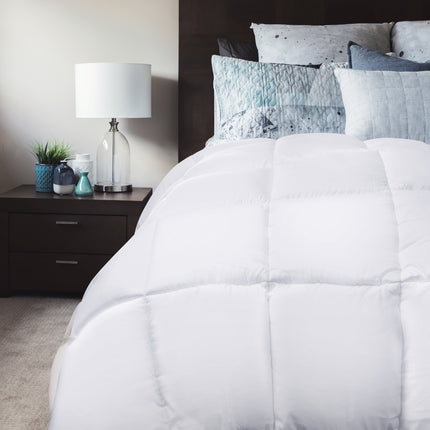 Royal Comfort 800GSM Silk Blend Quilt Duvet Ultra Warm Winter Weight  - Single - White 3
