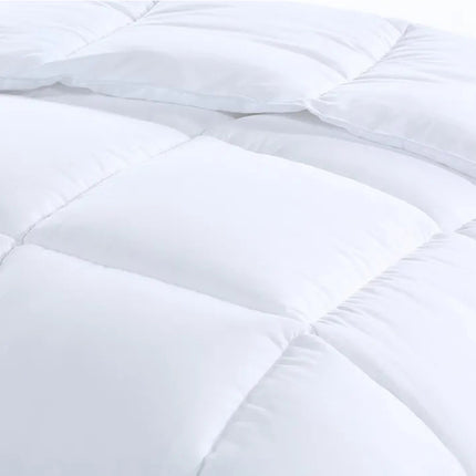 Royal Comfort 800GSM Silk Blend Quilt Duvet Ultra Warm Winter Weight  - Single - White 5