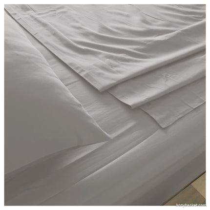 Royal Comfort 1000 Thread Count Bamboo Cotton Sheet and Quilt Cover Complete Set - King - Dove