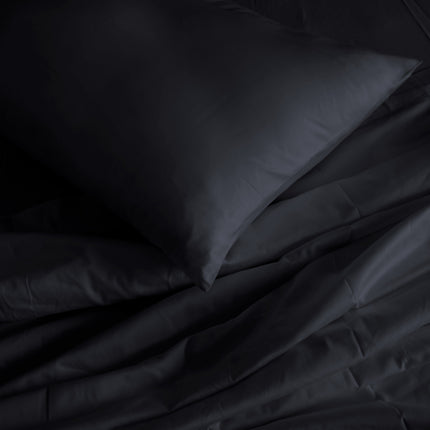 Royal Comfort 1000 Thread Count Bamboo Cotton Sheet and Quilt Cover Complete Set - King - Charcoal 5