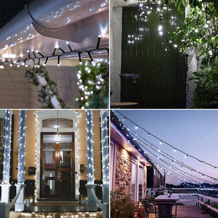 Milano Decor Outdoor LED Plug In Fairy Lights - White - 200 Lights 7