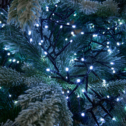 Milano Decor Outdoor LED Plug In Fairy Lights - White - 200 Lights 8
