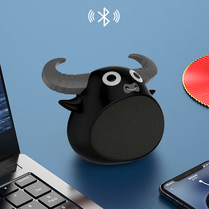 Fitsmart Bluetooth Animal Face Speaker Portable Wireless Stereo Sound - Khaki 5