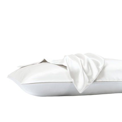 Royal Comfort Satin Sheet Set 3 Piece Fitted Sheet Pillowcase Soft  - King - White 5