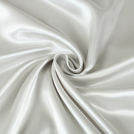 Royal Comfort Satin Sheet Set 3 Piece Fitted Sheet Pillowcase Soft  - King - Silver 4