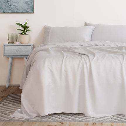 Royal Comfort 3000 Thread Count Bamboo Cooling Sheet Set - King - Mid Grey 3