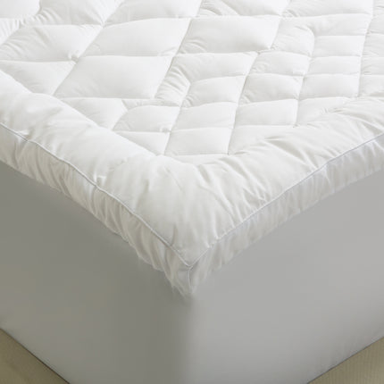 Royal Comfort 1200GSM Deluxe 7-Zone Mattress Topper Luxury Gusset Breathable - Double - White 8