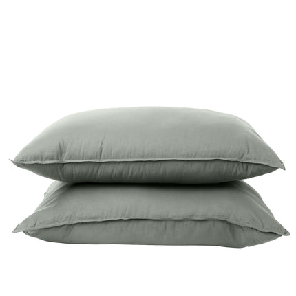 Royal Comfort Charcoal Bamboo Pillow Hotel Quality Luxury Twin Pack 9