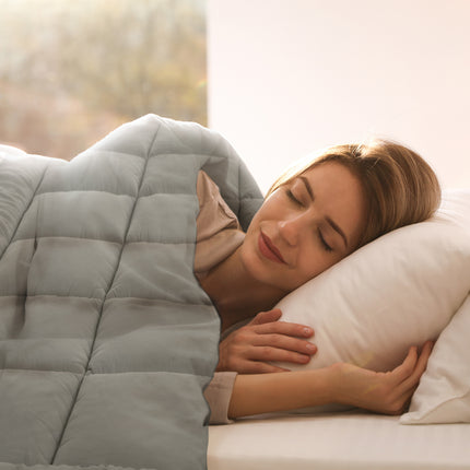 Royal Comfort 350GSM Charcoal Bamboo Quilt Luxury Bedding Duvet All Seasons - Double - Charcoal 9