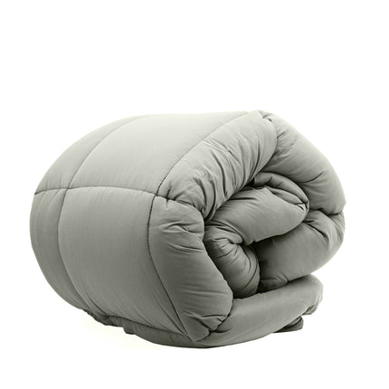 Royal Comfort 350GSM Charcoal Bamboo Quilt Luxury Bedding Duvet All Seasons - King - Charcoal 6