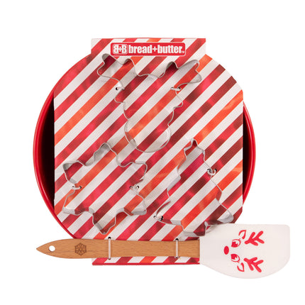 Bread and Butter Electroplate Icy Reindeer Mini Mix Bowl Set 3