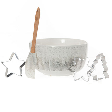 Bread and Butter Electroplate Tree Mini Mix Bowl Set - Silver 2