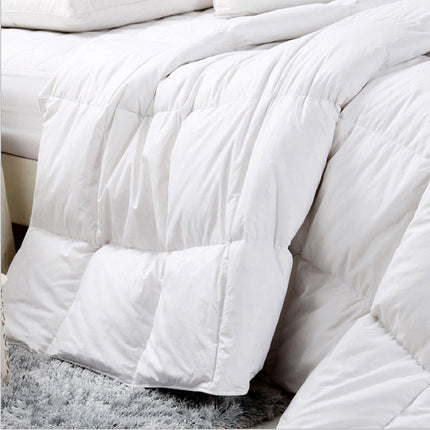 Royal Comfort 500GSM Plush Duck Feather Down Quilt Ultra Warm Soft - All Seasons - Queen - White 2
