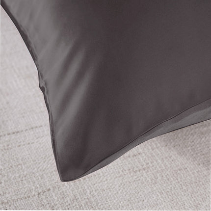 Royal Comfort Mulberry Soft Silk Hypoallergenic Pillowcase Twin Pack 51 x 76cm - Charcoal 5