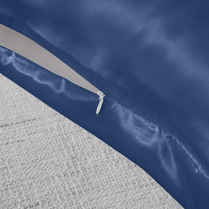 Royal Comfort Mulberry Soft Silk Hypoallergenic Pillowcase Twin Pack 51 x 76cm - Navy 6