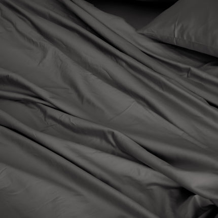 Royal Comfort 1000TC Hotel Grade Bamboo Cotton Sheets Pillowcases Set Ultrasoft - Queen - Pewter 7
