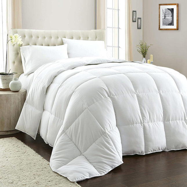 Royal Comfort 800GSM Quilt Down Alternative  Duvet Cotton Cover Hotel Grade - Double - White 2