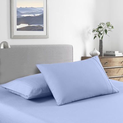 Royal Comfort 2000 Thread Count Bamboo Cooling Sheet Set Ultra Soft Bedding - King - Light Blue 3