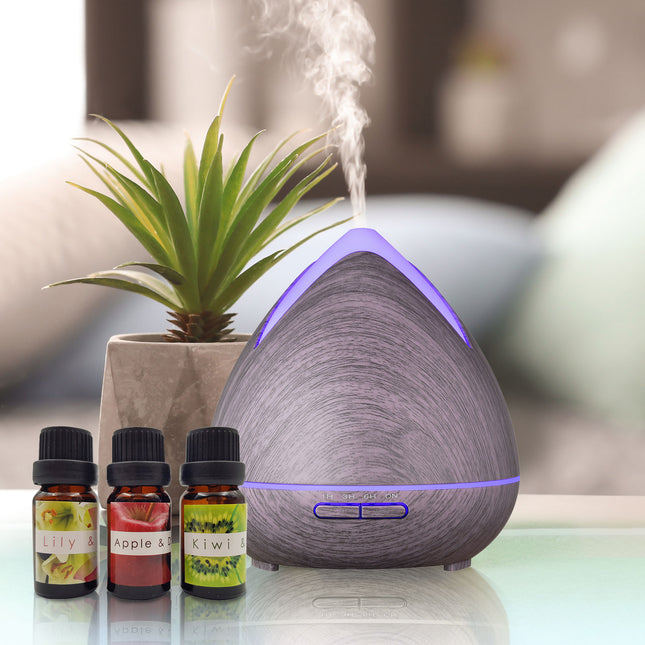 Essential Oils Ultrasonic Aromatherapy Diffuser Air Humidifier Purify 400ML - Violet 2
