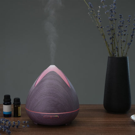Essential Oils Ultrasonic Aromatherapy Diffuser Air Humidifier Purify 400ML - Violet 8
