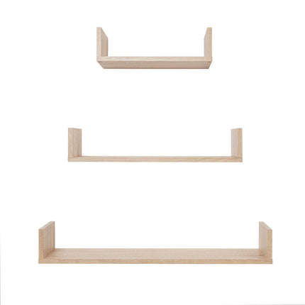 OSLO THREE PIECE SHELF KIT (OAK) 3