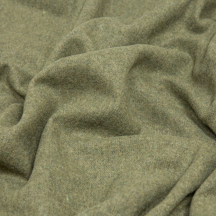 Paddington Throw - Fine Wool Blend - Olive 2