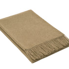 Paddington Throw - Fine Wool Blend - Camel
