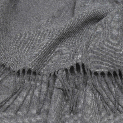 Paddington Throw - Fine Wool Blend - Slate 2